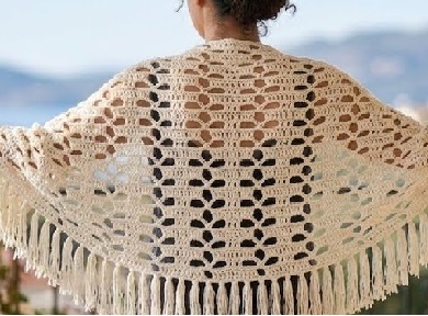 Como tejer capa de crochet