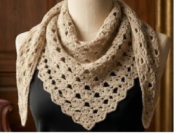 Como tejer bella bufanda de crochet
