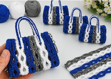 Aprende a tejer hermoso bolso crochet